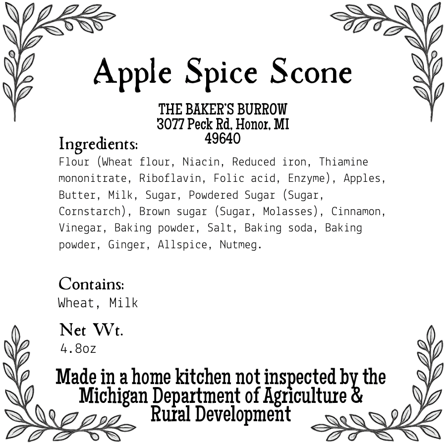 Apple Spice Scone