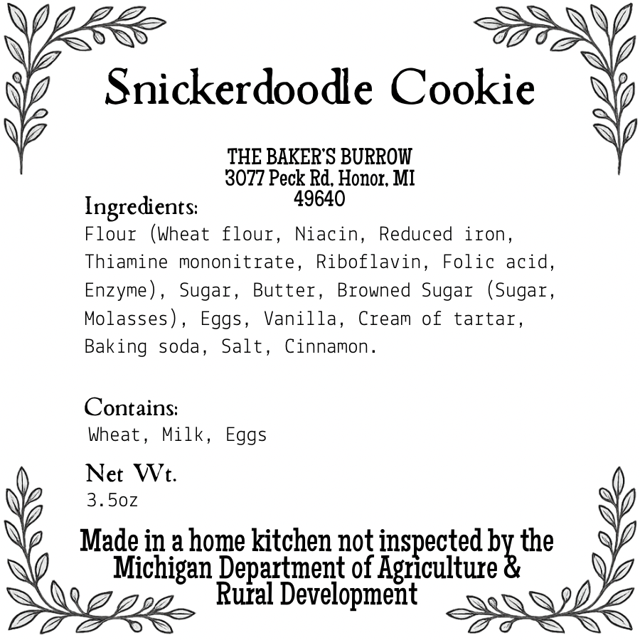 Snickerdoodle Cookie