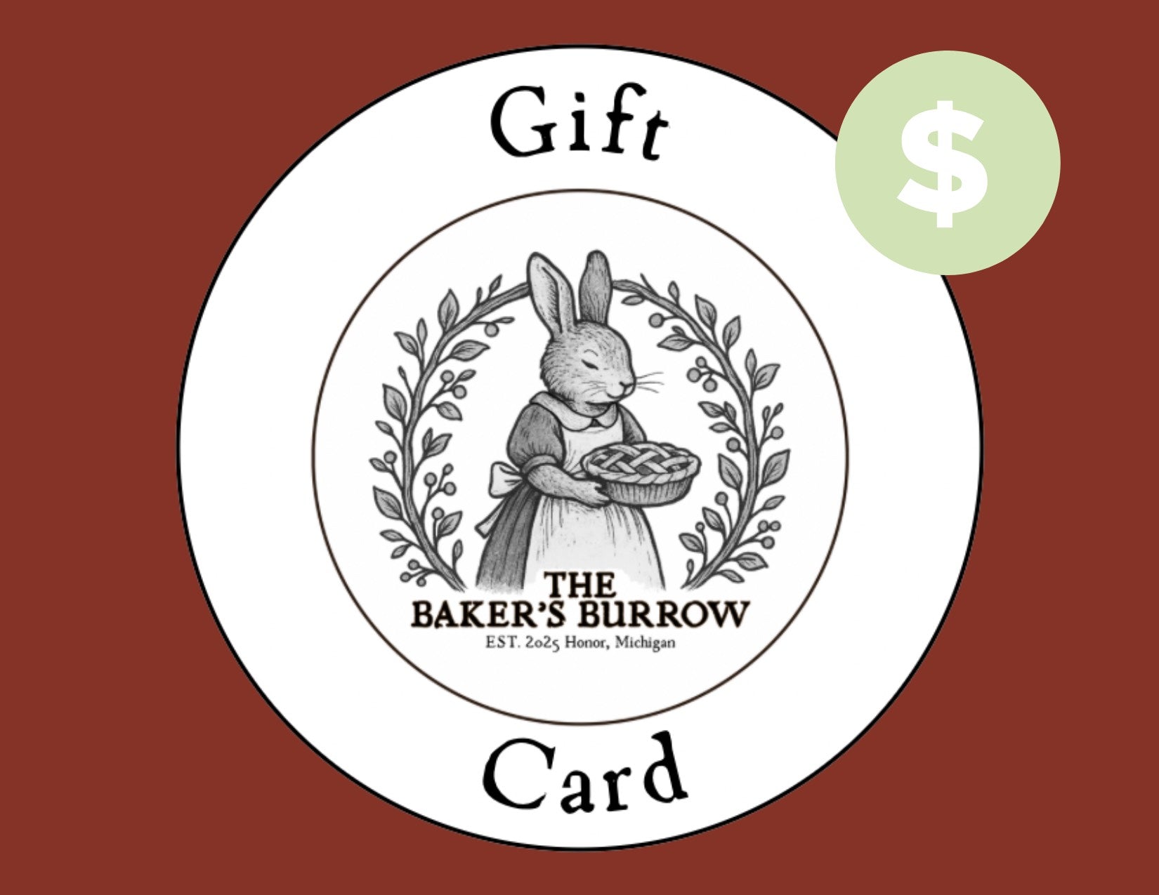 Baker's Burrow Gift Card